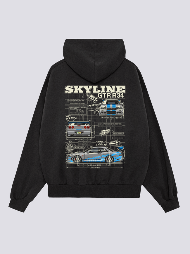 Skyline Project Hoodie Hover Image