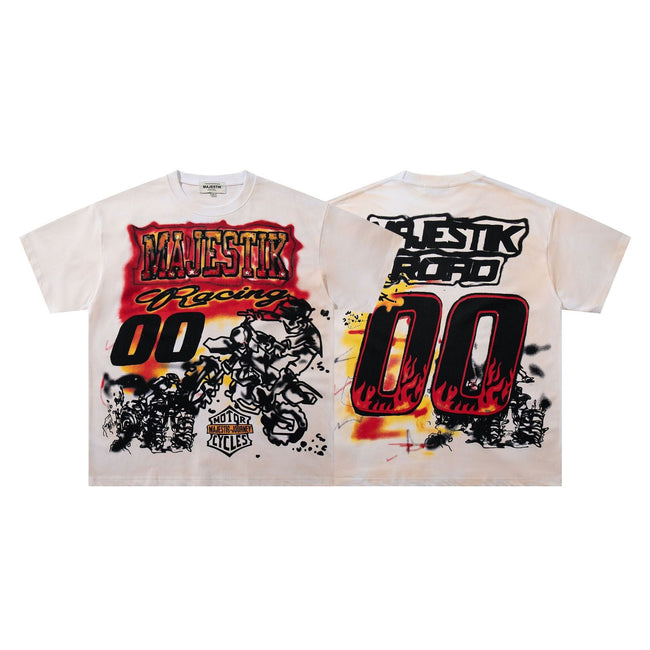 MAJESTIK Racing 00 Graphic T-Shirt Hover Image
