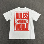 Graphic Print Oversized T-Shirt Streetwear Casual Short Sleeve Tee
