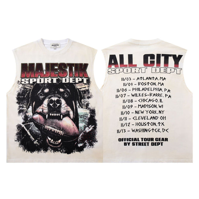 Majestik Sport Dept Graphic Tank Top Hover Image