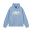 Light Blue Graphic Hoodie Unisex Streetwear Casual Pullover Sweatshirt