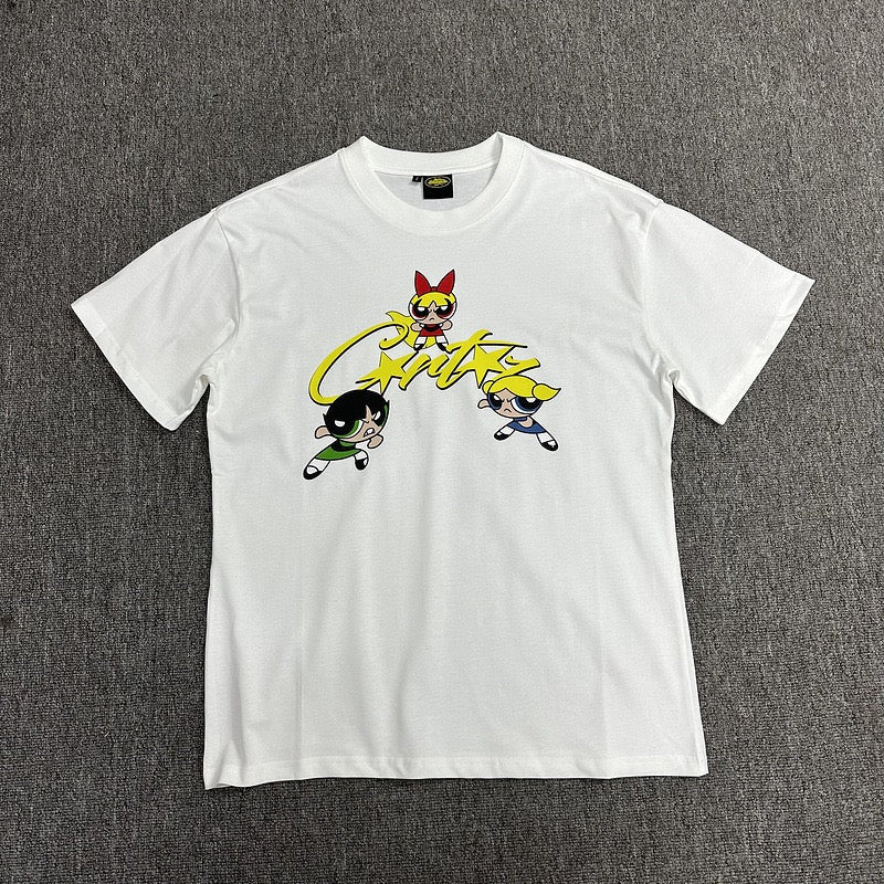 Cartoon Graphic Print Casual Short Sleeve T-Shirt