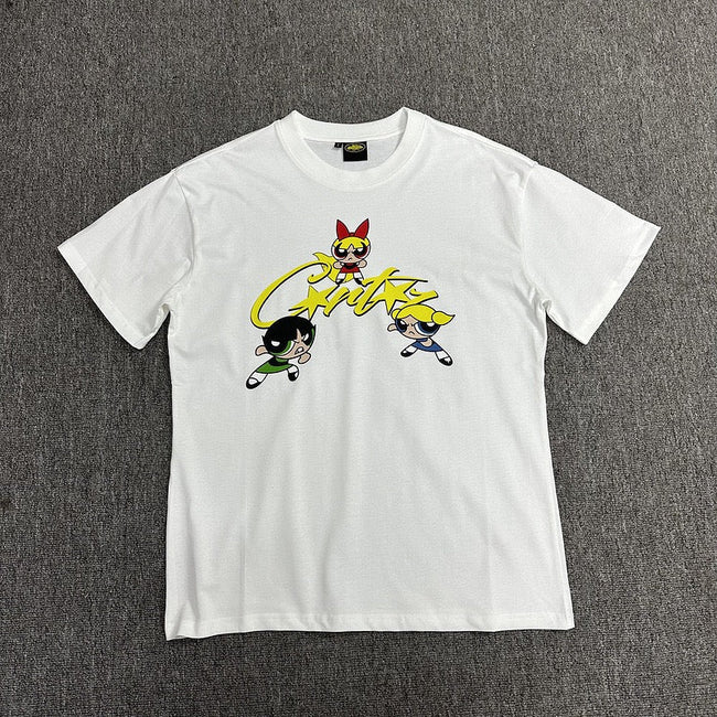 Cartoon Graphic Print Casual Short Sleeve T-Shirt Hover Image