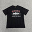 Black Graphic Print T-Shirt Unisex Streetwear Casual Short Sleeve Tee
