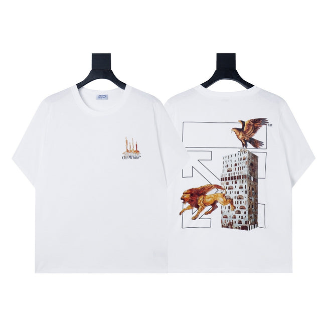 Off-White Arrow Graphic Cotton T-Shirt Hover Image