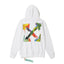 Off-White White Colorful Arrow Hoodie