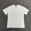Light Green Graphic Print White T-Shirt Unisex Streetwear Casual Short Sleeve Tee