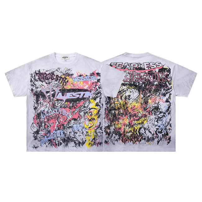 MAJESTIK Abstract Graphic Tee Hover Image