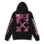 Off-White™ Black Pink Arrow Graphic Pullover Hoodie