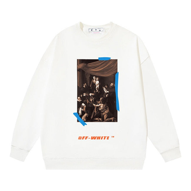Off-White Artwork Logo Graphic Sweatshirt White Hover Image