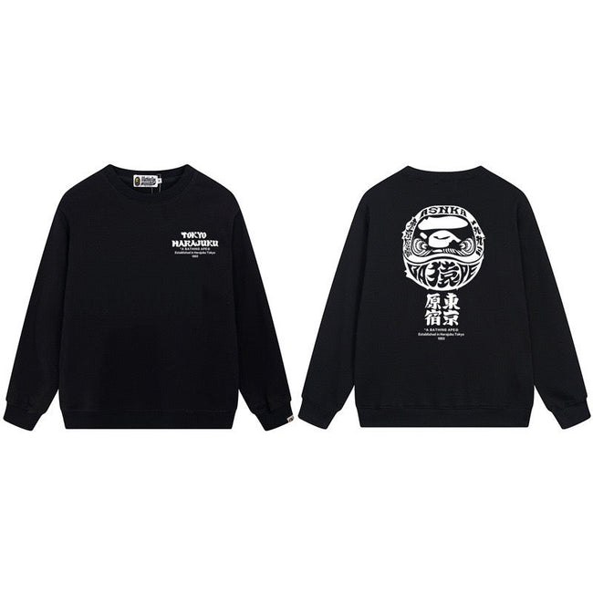 A BATHING APE Tokyo Harajuku Daruma Graphic Crewneck Sweatshirt Hover Image