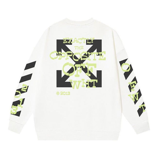 Off-White Opposite Graphic Sweatshirt White Hover Image