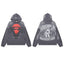 Men's Vintage Statue Graphic Oversized Hoodie – Gothic Streetwear Pullover Sweatshirt