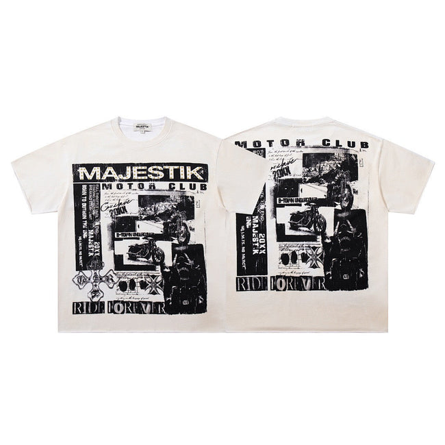 MAJESTIK Motor Club Graphic T-Shirt Hover Image