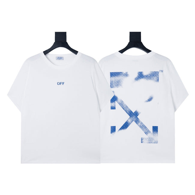 Off-White Blue Arrow Graphic T-Shirt White Hover Image