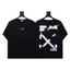 Off-White Arrow Graphic Cotton T-Shirt Black