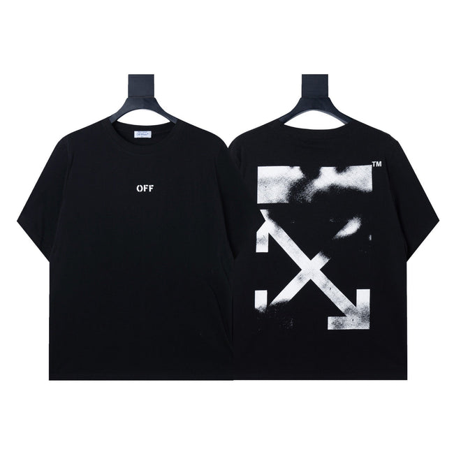 Off-White Arrow Graphic Cotton T-Shirt Black Hover Image