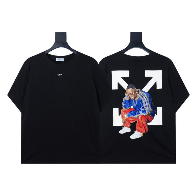 Off-White Arrow Graphic Cotton T-Shirt Hover Image