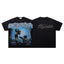 MAJESTIK Vintage Football Graphic T-Shirt