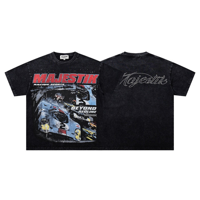 MAJESTIK Racing Sports Graphic T-Shirt Hover Image