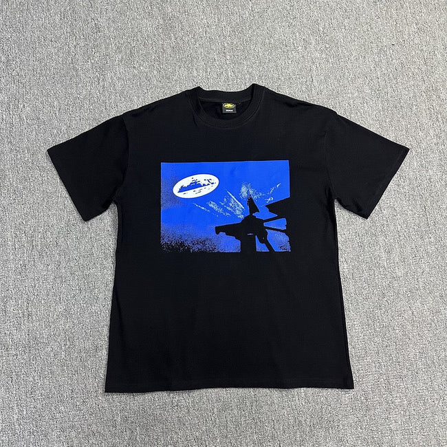 Abstract Graphic Oversized T-Shirt – Streetwear Casual Short Sleeve Tee Hover Image