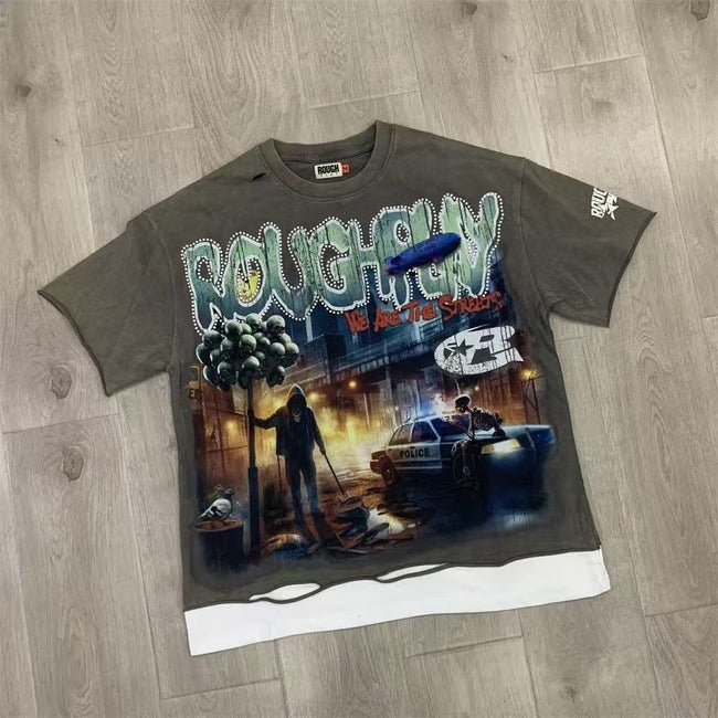 Roughplay Street Graphic Short Sleeve T-Shirt Hover Image