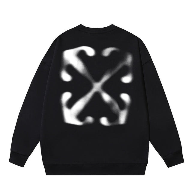 Off-White Blurred Arrow Graphic Sweatshirt Black Hover Image