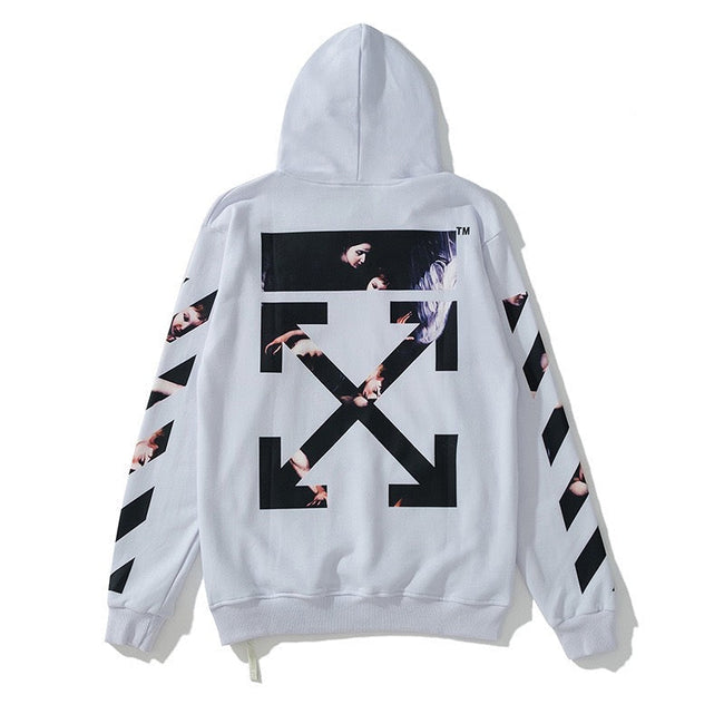 Off-White White Arrow Graphic Hoodie Hover Image
