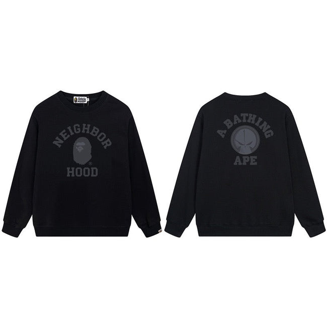 A Bathing Ape Neighborhood Graphic Crewneck Sweatshirt Hover Image