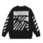 OFF WHITE Scribble Arrow Graphic Crewneck Sweatshirt Black