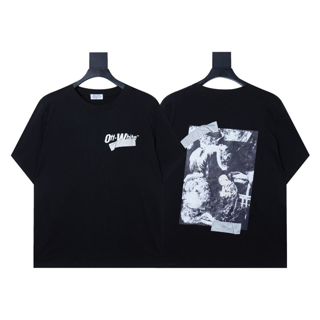 Off-White Tape Graphic Print T-Shirt Hover Image