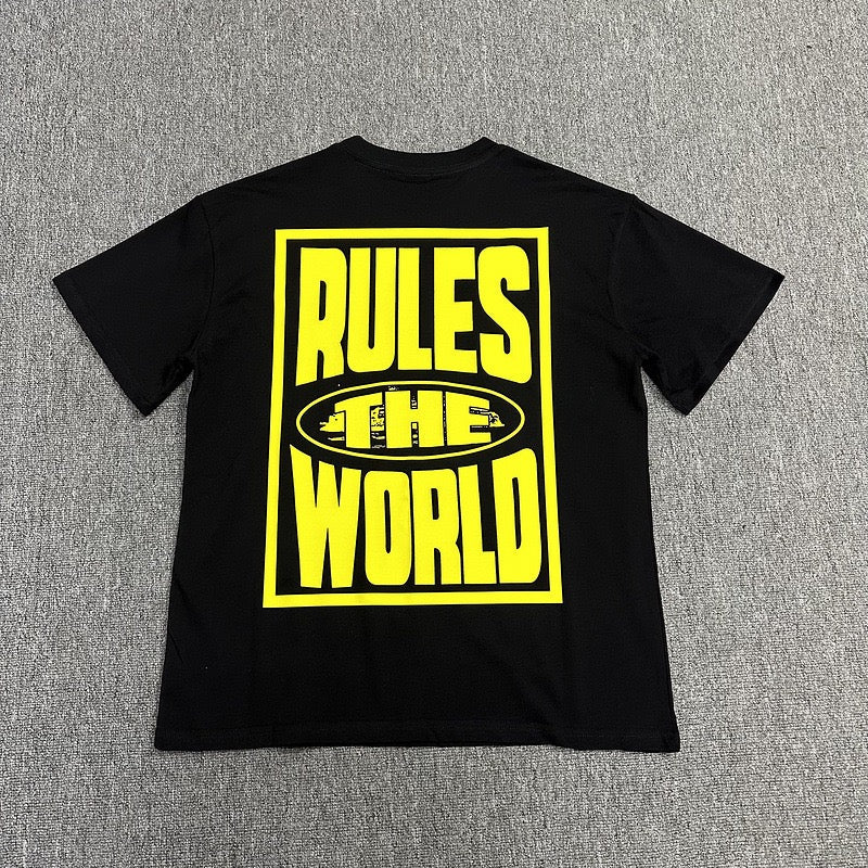 Cartoon Graphic Print Oversized T-Shirt Streetwear Casual Short Sleeve Tee