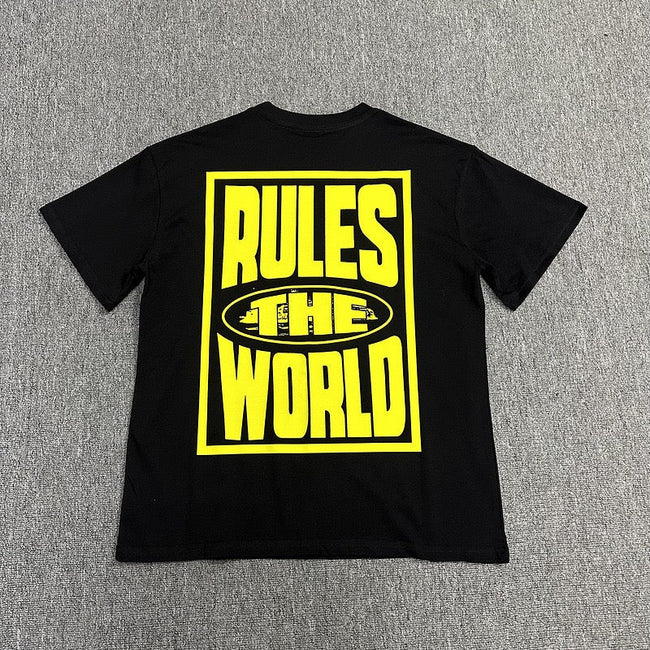 Cartoon Graphic Print Oversized T-Shirt Streetwear Casual Short Sleeve Tee Main Image