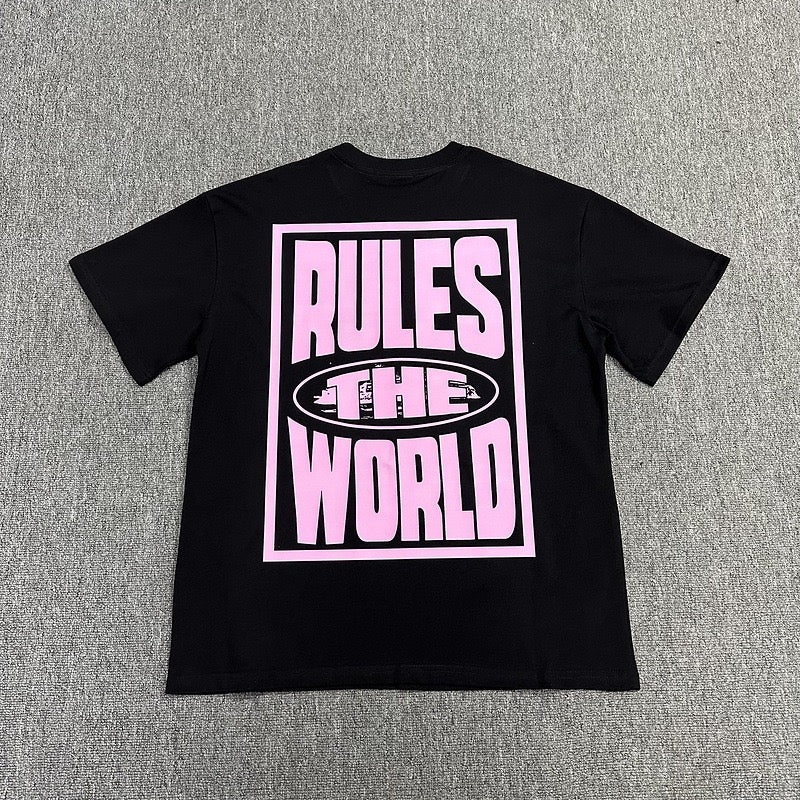 Cartoon Graphic Print Oversized T-Shirt Streetwear Casual Short Sleeve Tee