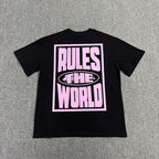 Cartoon Graphic Print Oversized T-Shirt Streetwear Casual Short Sleeve Tee