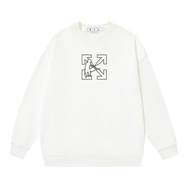 Off-White Outline Arrow Graphic Sweatshirt White Hover Image