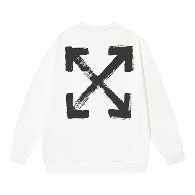 Off-White Brush Arrow Graphic Sweatshirt White Hover Image