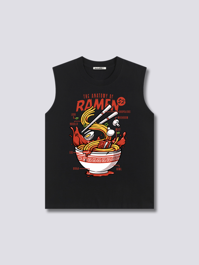 Front Print - Anatomy of Ramen Tank Top Hover Image