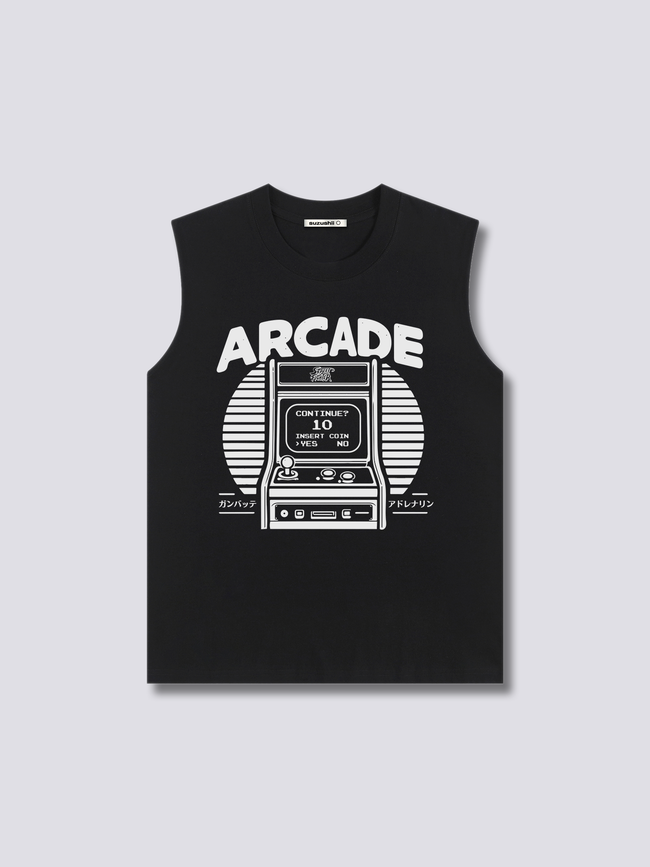 Front Print - Arcade Game Tank Top Hover Image