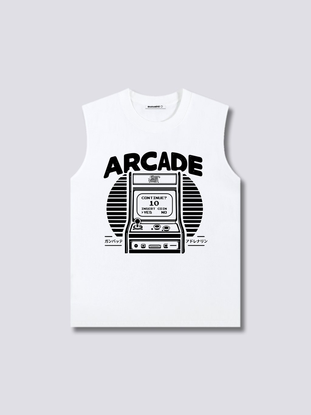 Front Print - Arcade Game Tank Top
