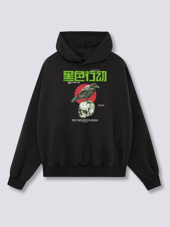 Front Print - Dark Crow Hoodie Main Image