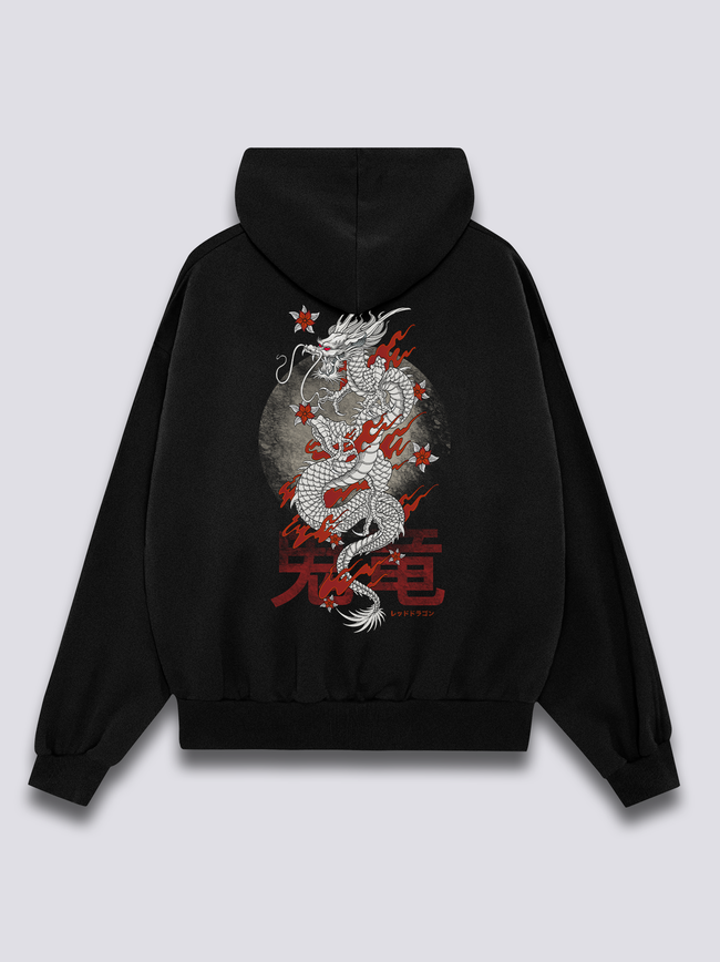 Burning Dragon Hoodie Hover Image