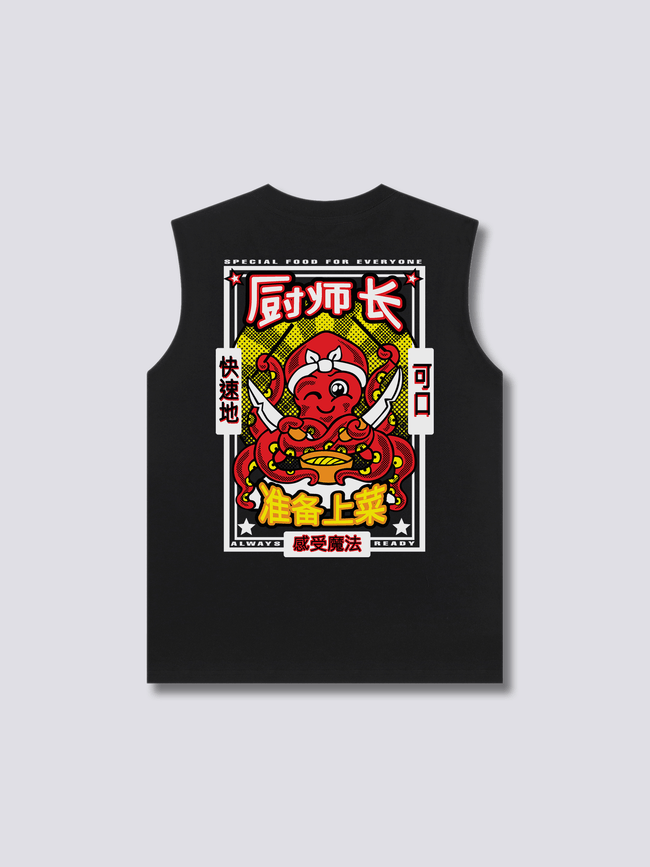 Chef Octopus Tank Top Hover Image