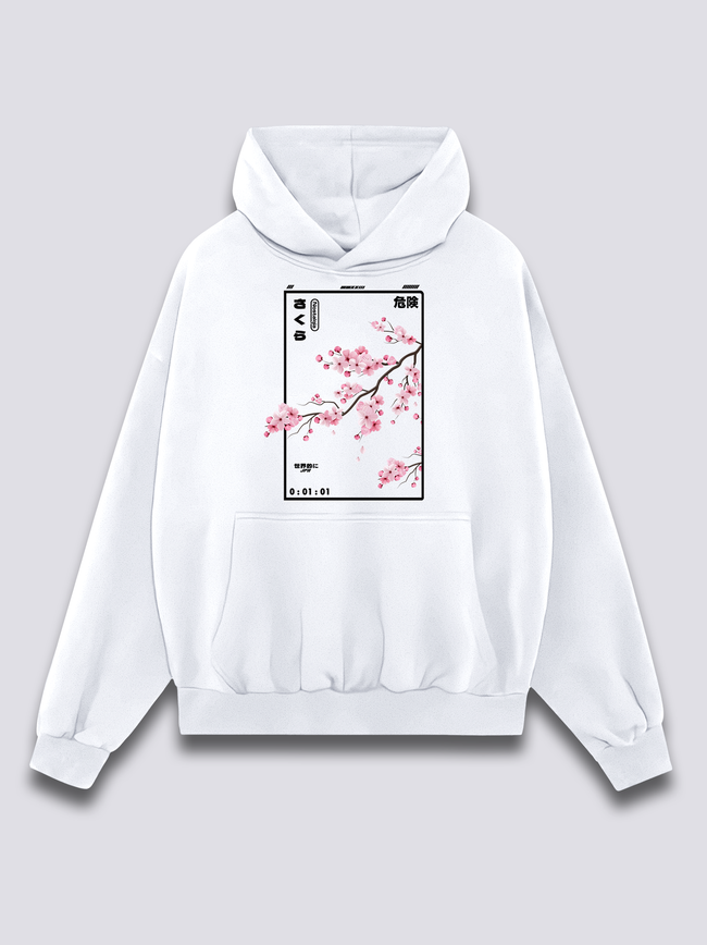 Front Print - Cherry Blossom Hoodie Main Image