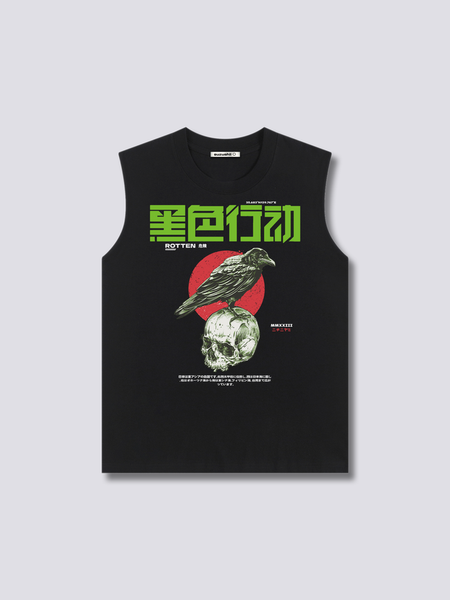 Front Print - Dark Crow Tank Top Main Image