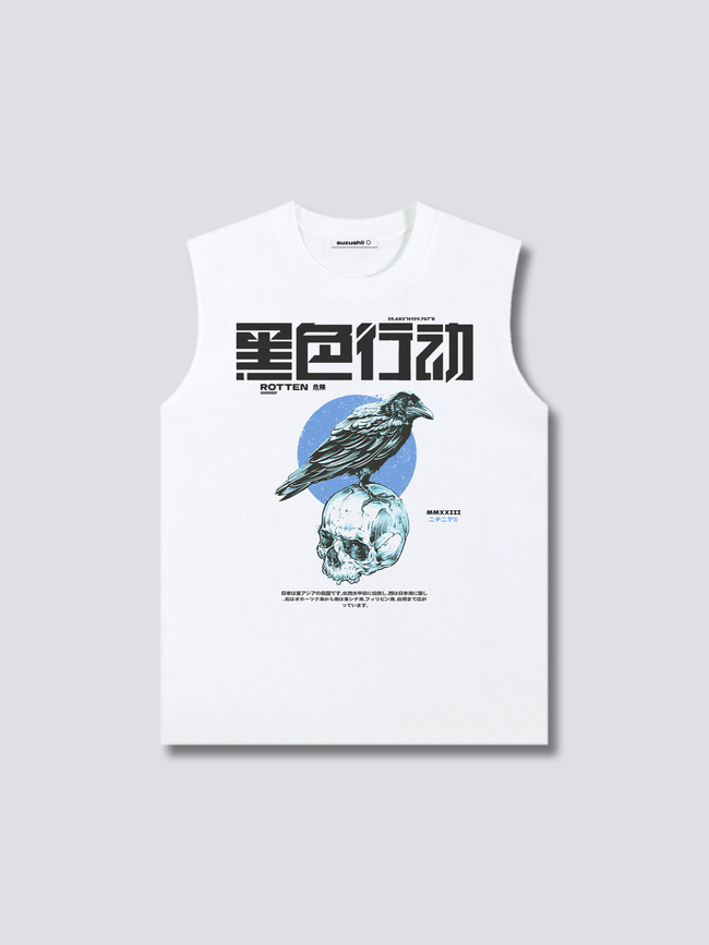 Front Print - Dark Crow Tank Top Hover Image
