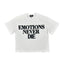 White ‘End’ Rhinestone Tee