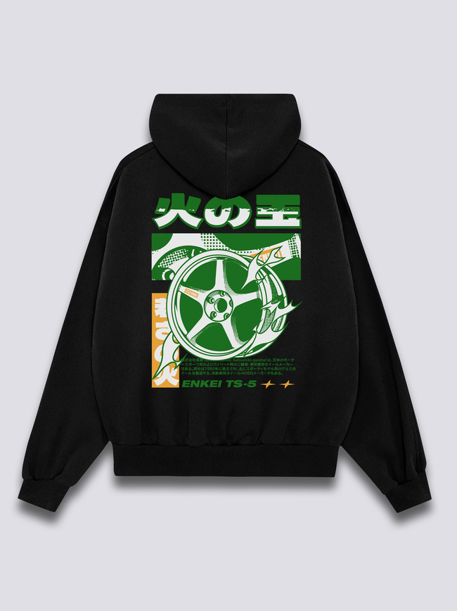 Fire Wheel Hoodie Hover Image