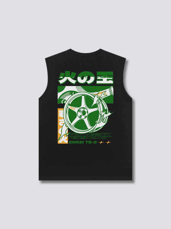 Fire Wheel Tank Top Hover Image