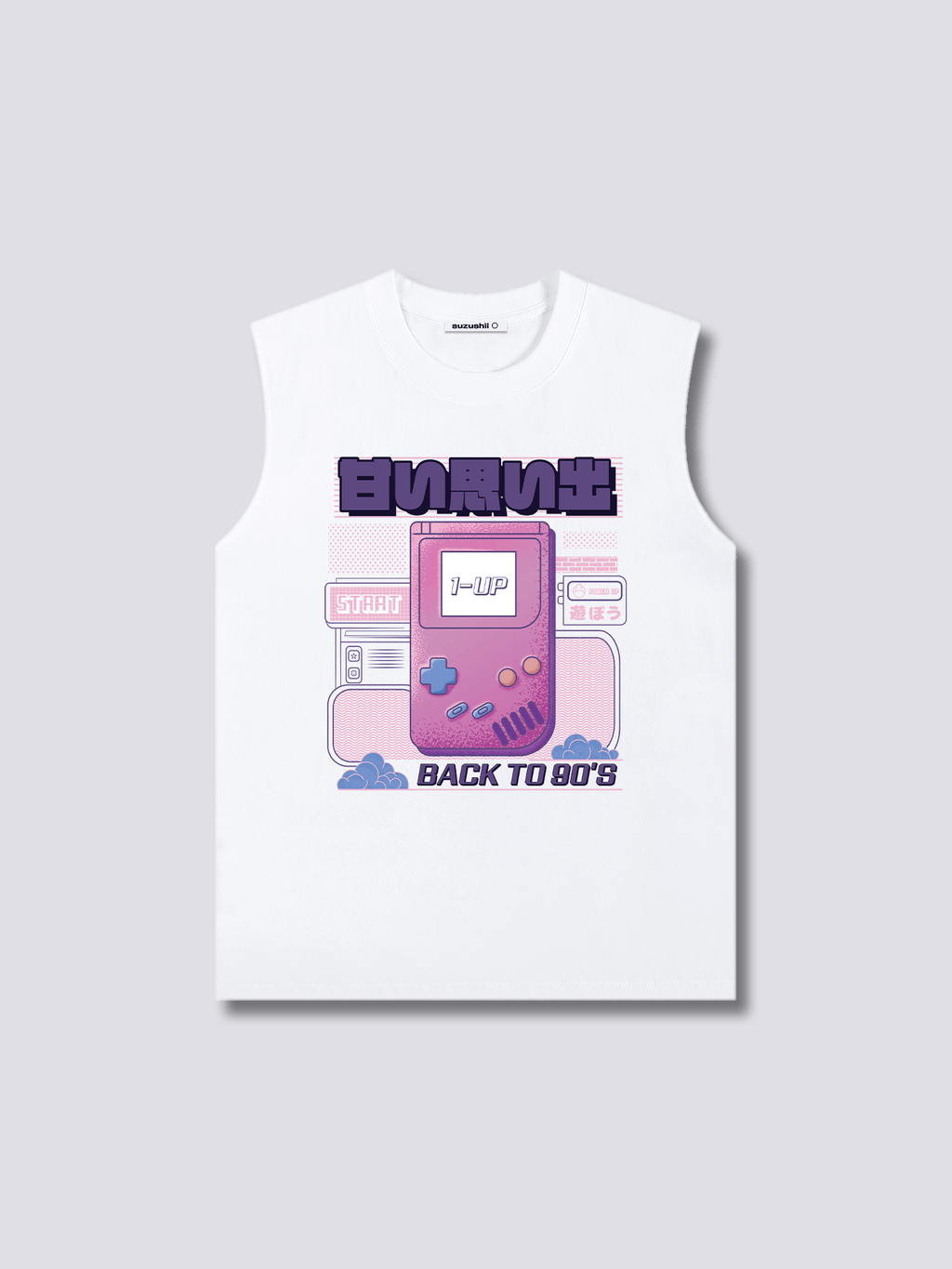 Front Print - Gameboy Tank Top